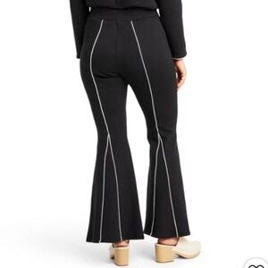 NWT Victor Glemaud x Target Black High-Rise Flare Sweatpants M